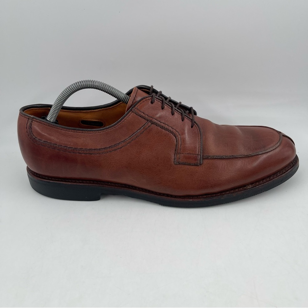 Allen Edmonds Men’s Stockbridge Brown Split Toe Oxford Derby Shoes - 11 B